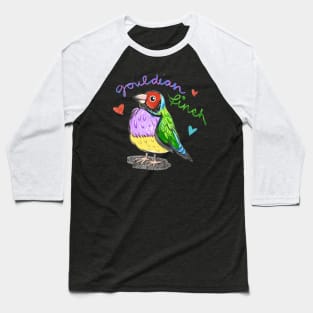 The Gouldian Finch Baseball T-Shirt
